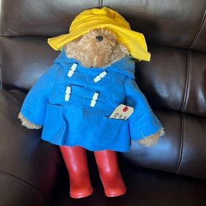 Paddington Bear Vintage Collectible Stuffed Animal Great Condition